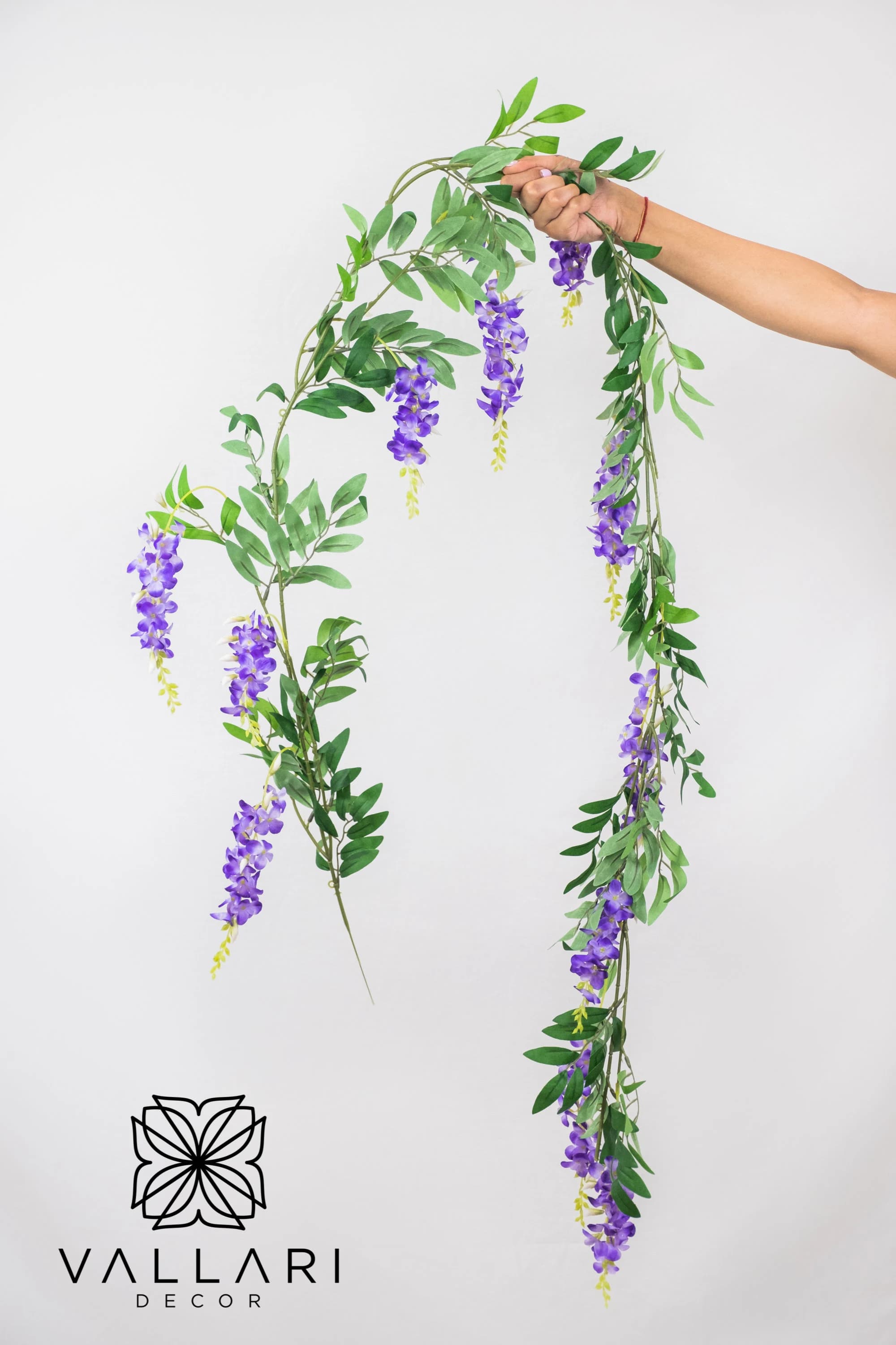 PURPLE AND GREEN Lavender Floral Garlands/Vines For Wedding/Greenery/Wedding Centerpieces/Home Decor/Faux Vines/Silk Vines/Garlands