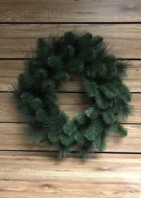24" Montery Pine Wreath/Green Artificial Wreath/Green Wreath/Natural Looking Wreath/Outdoor Wreath/Green Outdoor Wreath