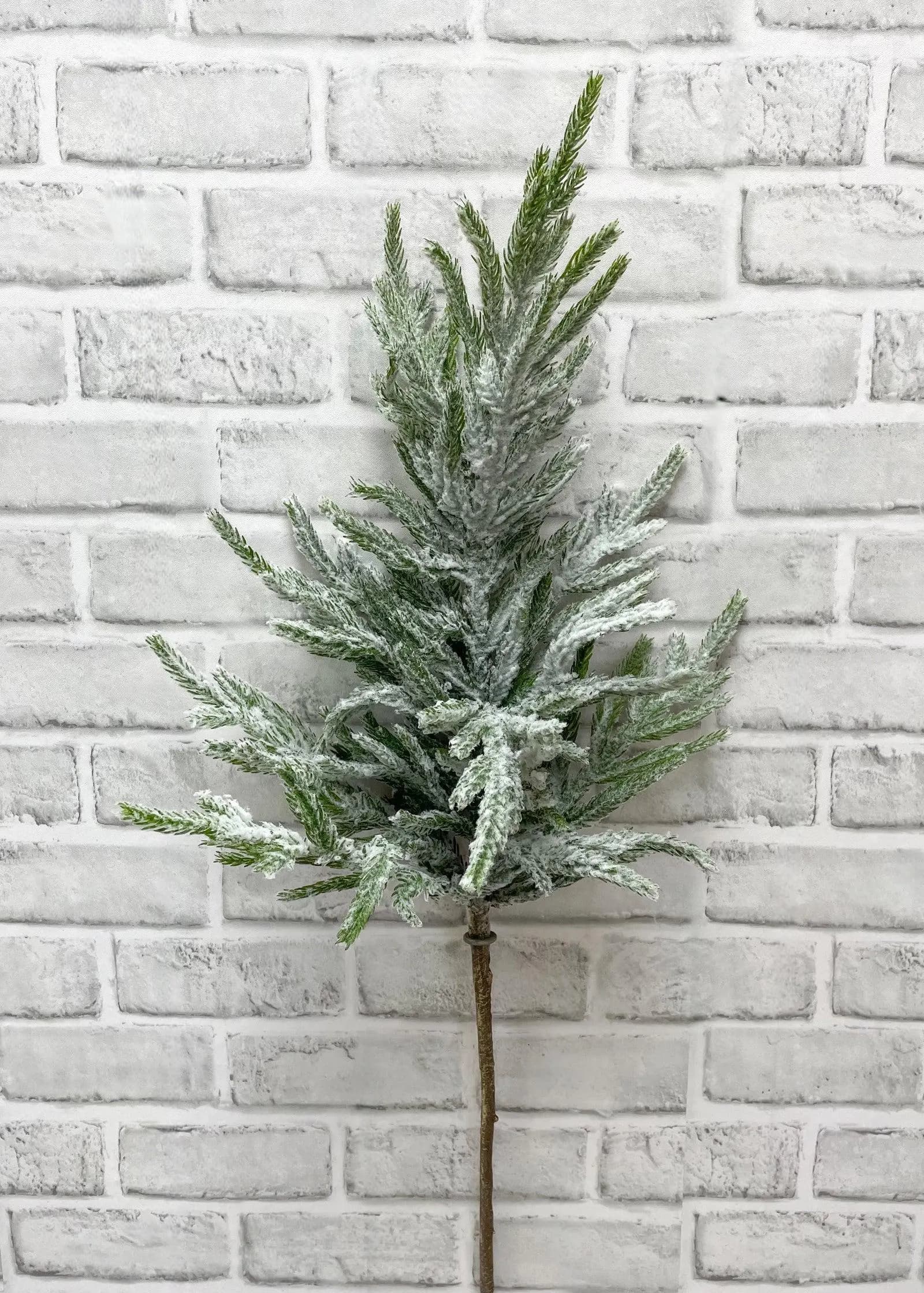29" Fresh Touch Snowy Norfolk Pine Spray/Garlands/Wedding Centerpieces/Home Decor/Faux Vines/Silk Vines/Garlands
