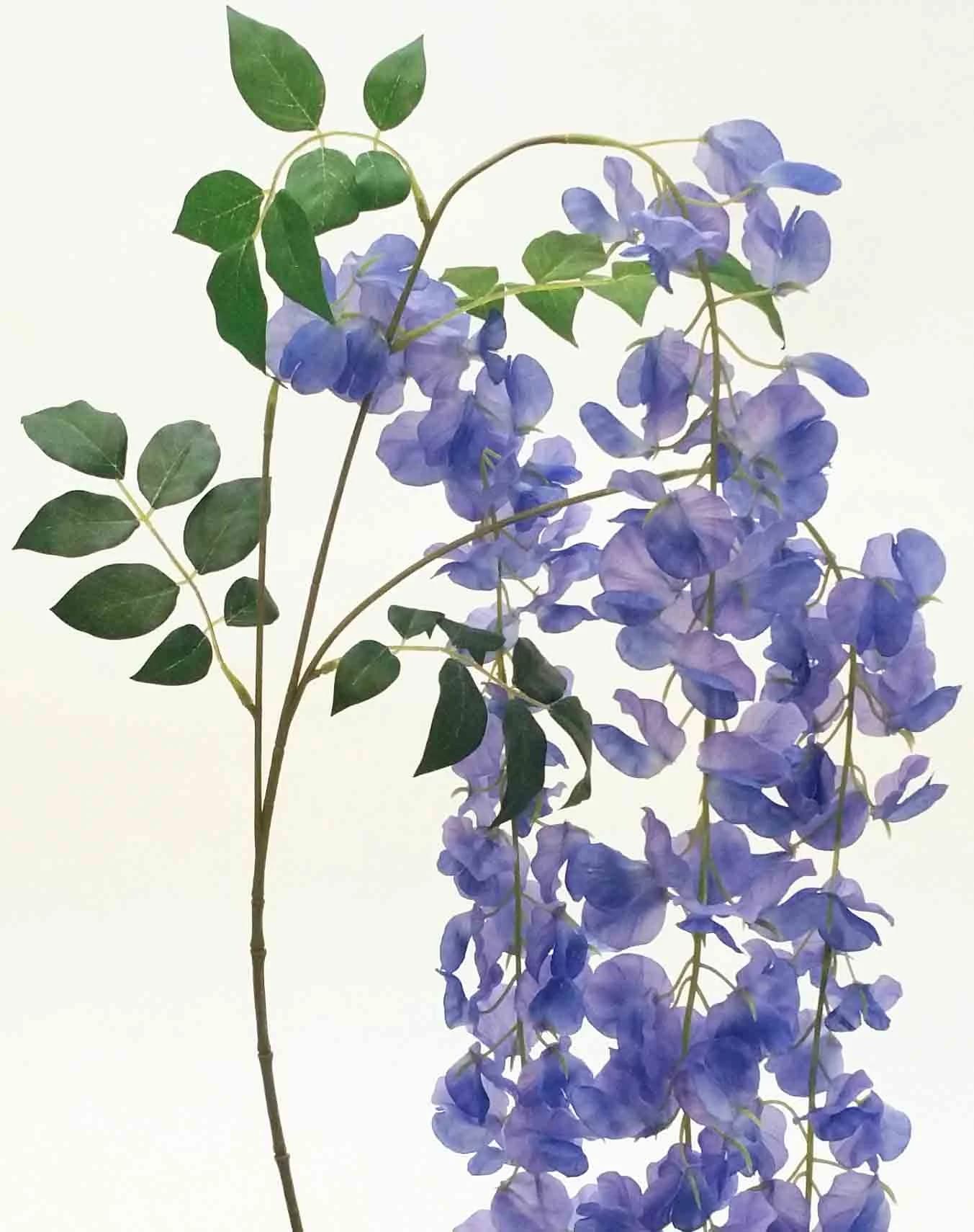 4FT Light Blue Wisteria/Purple Wisteria/Vines For Wedding/Greenery/Wedding Centerpieces/Home Decor/Faux Vines/Silk Vines/Garlands