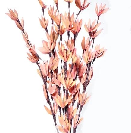 32" Light Pink Palm Peacock Flowers/Floral Spray/Florals/ Wedding/Greenery Bushel/Outdoor Wedding Greenery/Centerpiece Decor/Faux Flowers/