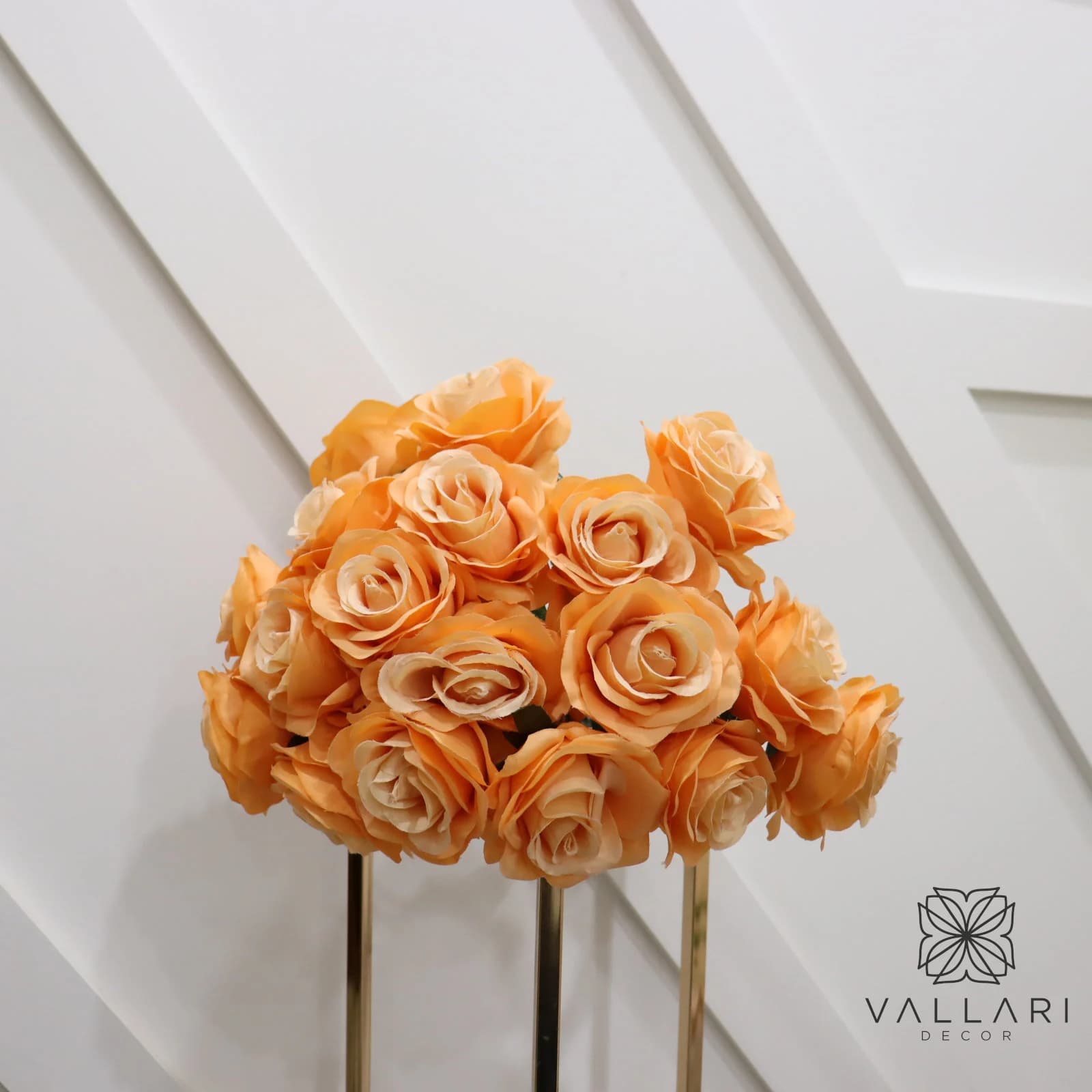 Light Orange Rose Bush/Violet Rose Bush/Faux Flowers/Mutiple sizes/Aisle decor/ Centerpiece/Home Decor/Yellow Flowers/Roses
