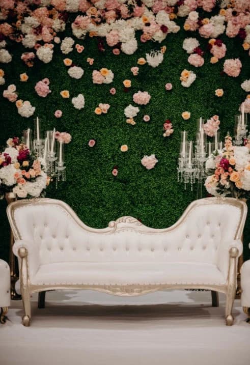 24pc BULK 8x8"FT -25x17" Green Boxwood Flower Panel/Wedding FLORAL decor/Flower wall/Event decor/ Floral wall panel/Dark Green/Green Wedding