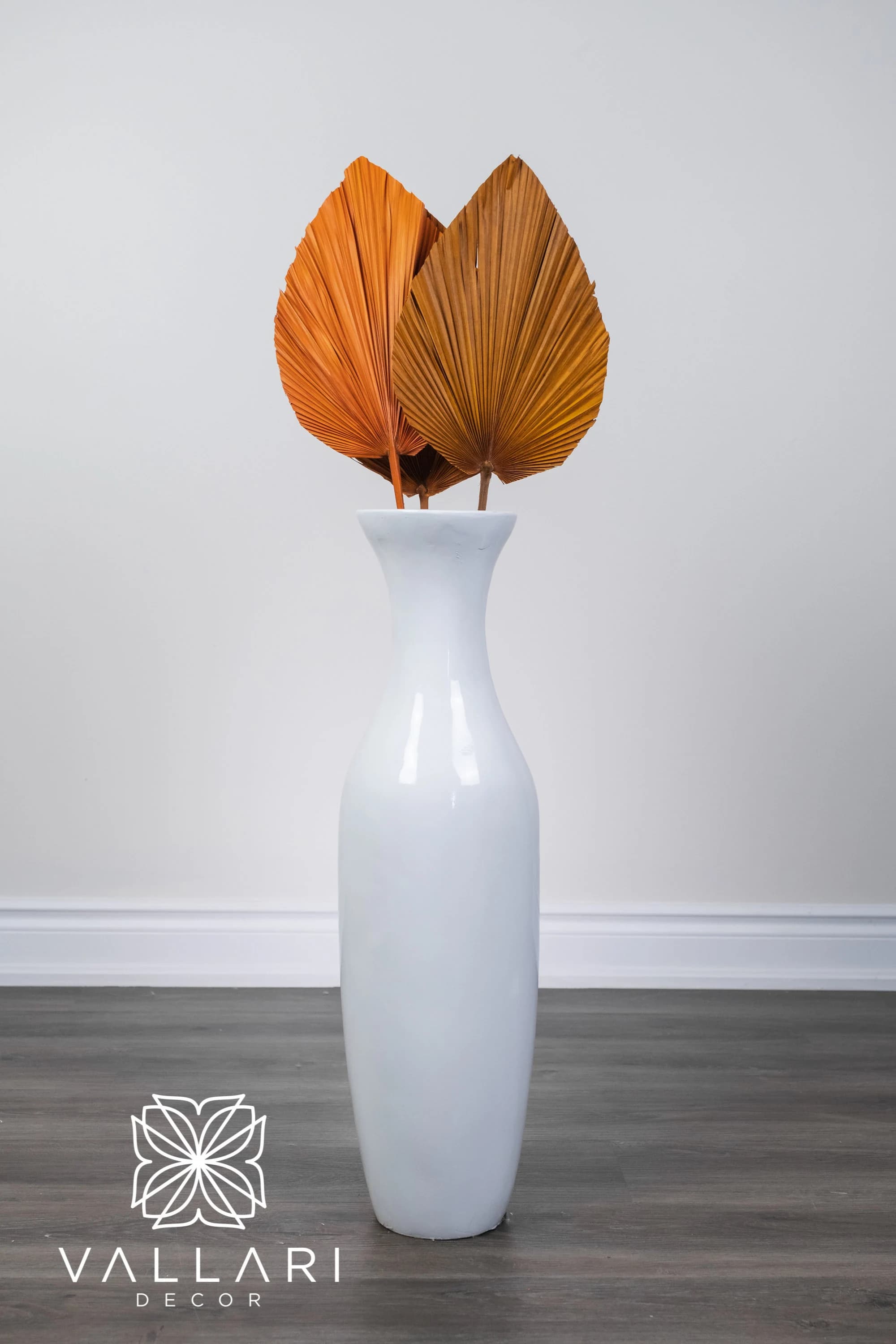 3pc 40" ORANGE PALM SPEARS/ivory Palm/red palm/brown palm/Home Decor/VaseDecor/CenterpiecWedding Decor/Faux Flowers/Silk Flowers/Flower