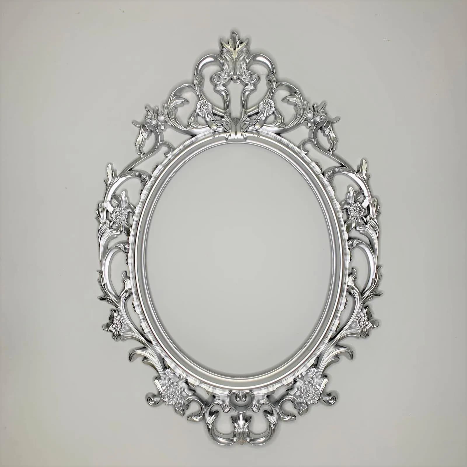 34" Silver Circle Picture Frames/PhotoBooth Prop/Wedding Decor/ Hanging Frames/ Lightweight Frames/ Gold Plastic Frame/ White Plastic Frame