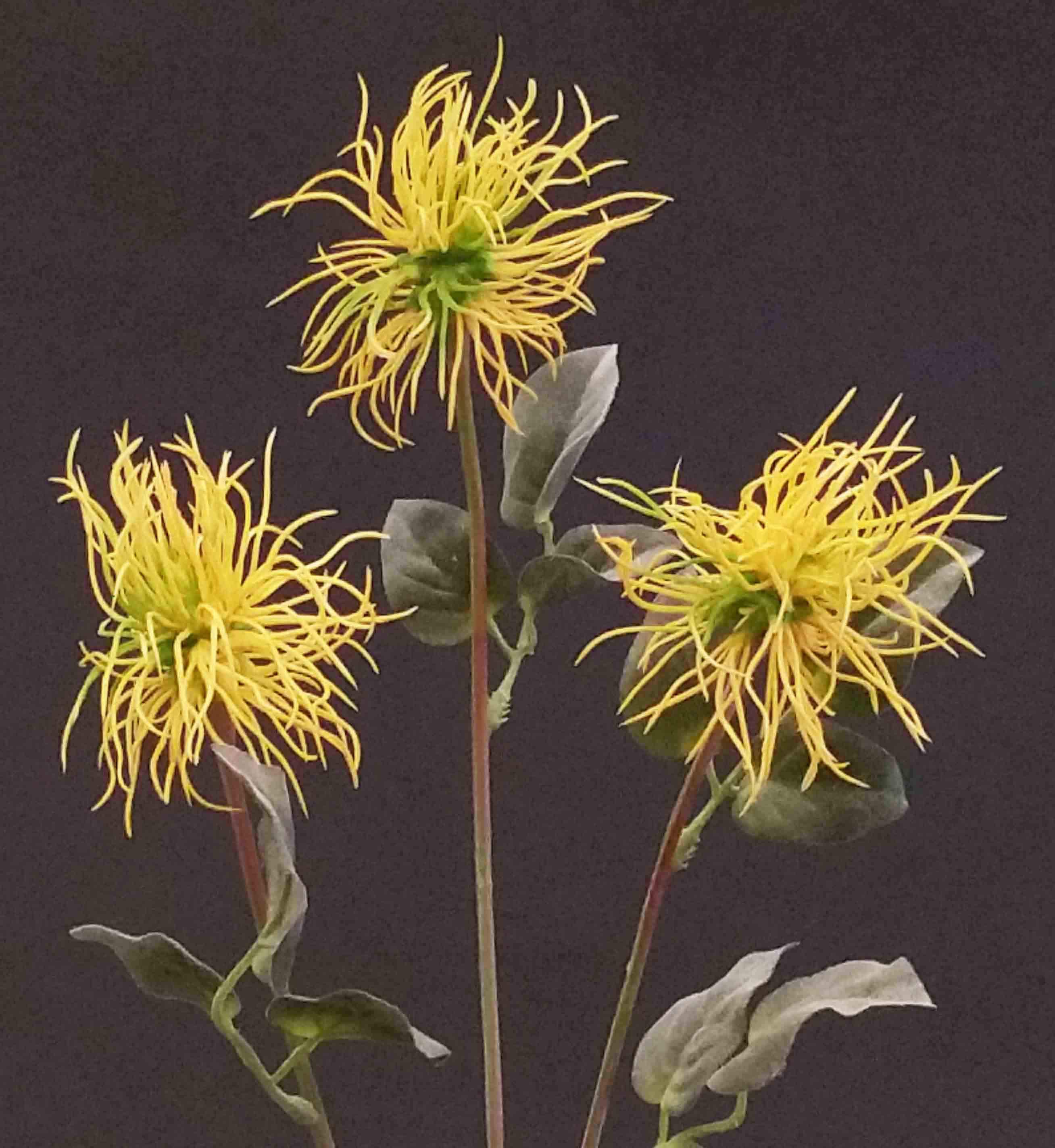 30" Yellow Xanthium Spray/Floral Wedding/Greenery/Wedding Centerpieces/Home Decor/Faux Vines/Silk Vines/Garlands