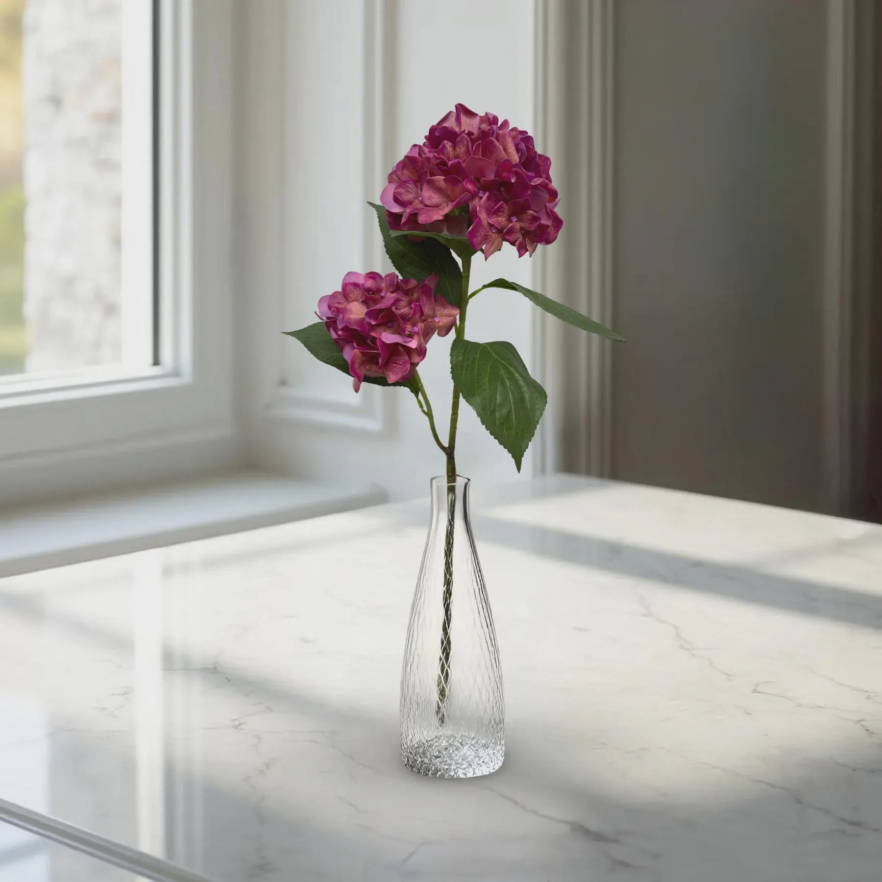 32" Rose Fresh Touch Hydrangea Spray/Artificial Greenery/Holiday Decor/Christmas Decor/Seasonal/Long Garland
