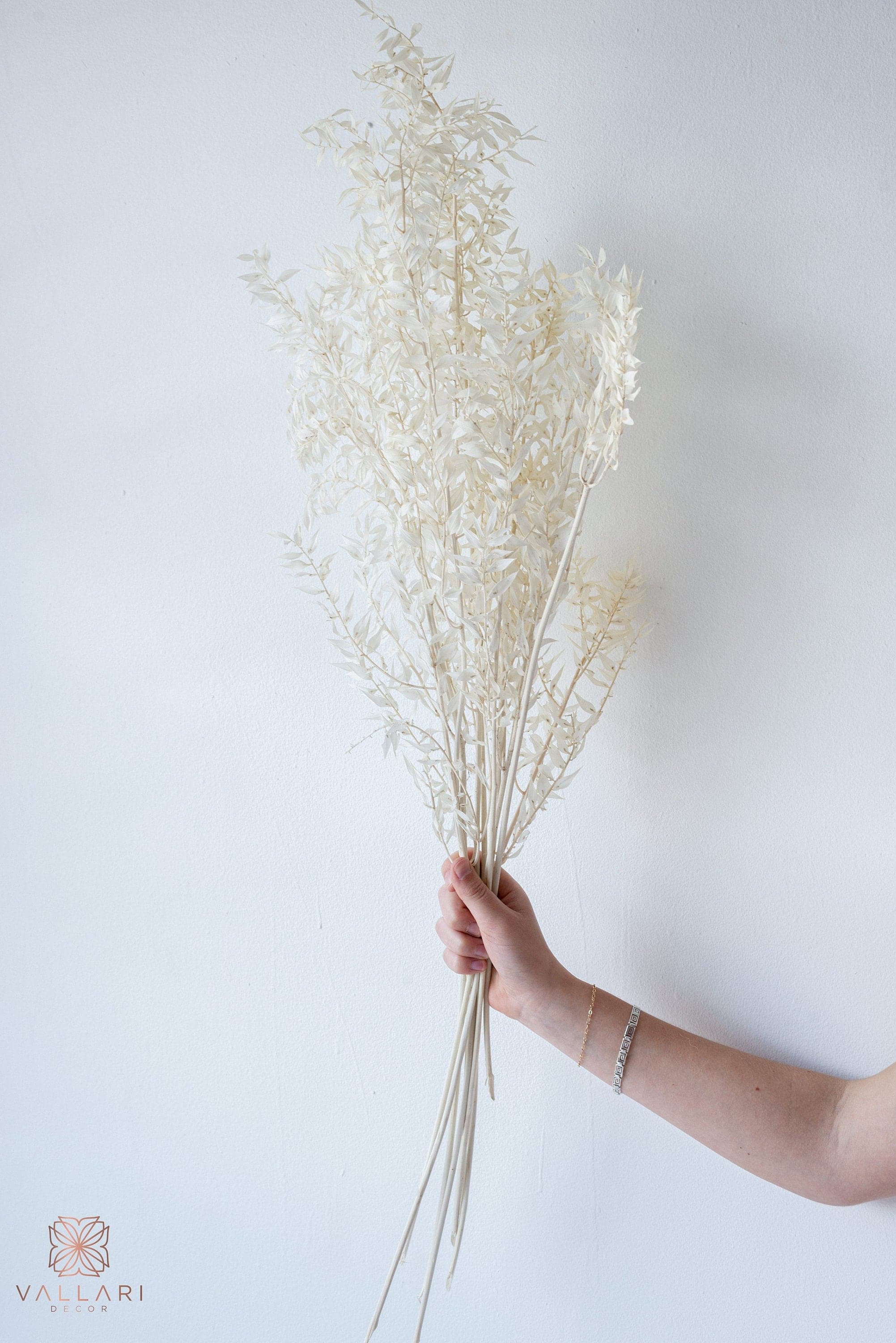 30" Mini BLEACHED RUSCUS VASE Decor/filler decor/faux filler/ Home Decor/VaseDecor/Centerpiece Decor/Dried Florals/Home Arrangements/Florals