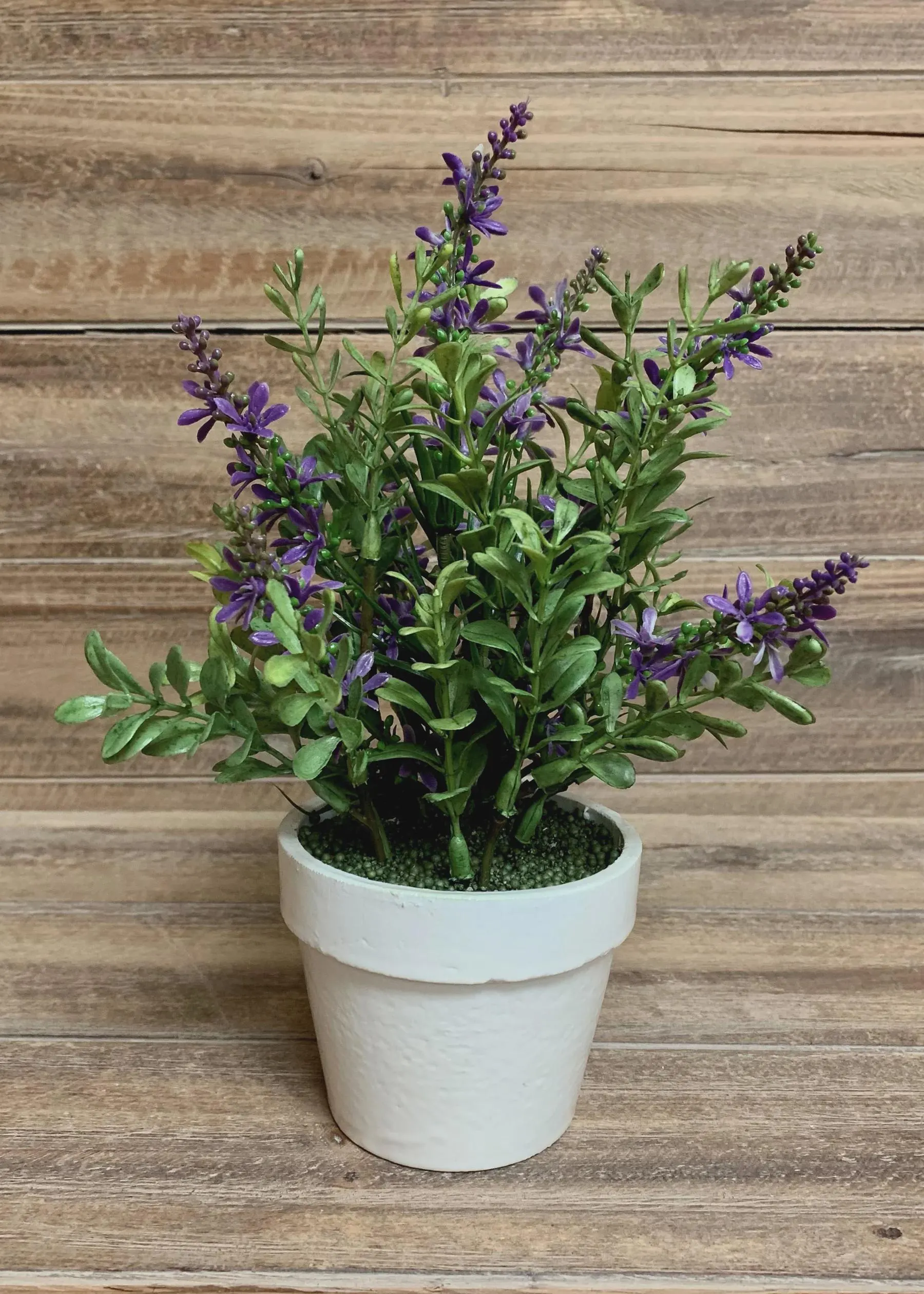 9" Purple Sweet Veronica Bush Potted/Faux Spray/Autumn Decor/Holiday Decor/Fall Decor/Thanksgiving Decor/Wedding Decor