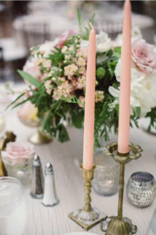 1-3-12pc Pink Taper Candles/ 10"/ Centerpieces/ Vases/ Table Decorations/ Long Candles/Tall Candles/Blush Pink/Light Pink