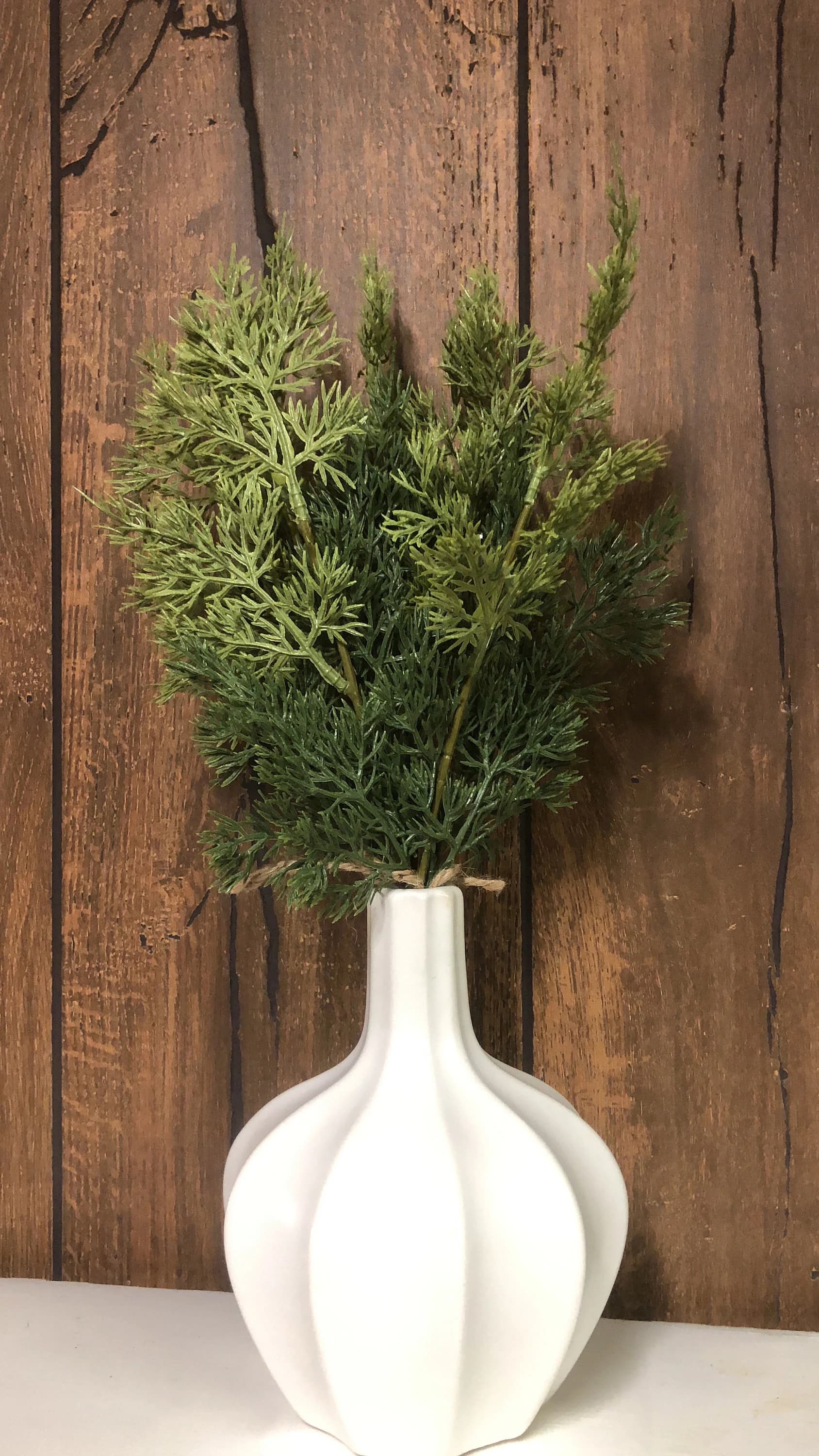 16" Real Touch Cedar Picks /Faux Spray/Autumn Decor/Holiday Decor/Fall Decor/Thanksgiving Decor/Wedding Decor