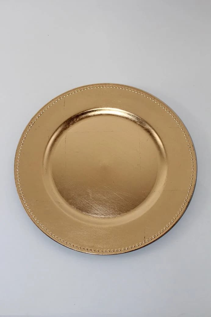 13" Beaded Charger Plate/Plates/Wedding Decor/Home Decor/Dinner Party/Antique Theme/Antique Dinner Theme/Gatsby Theme/Dining