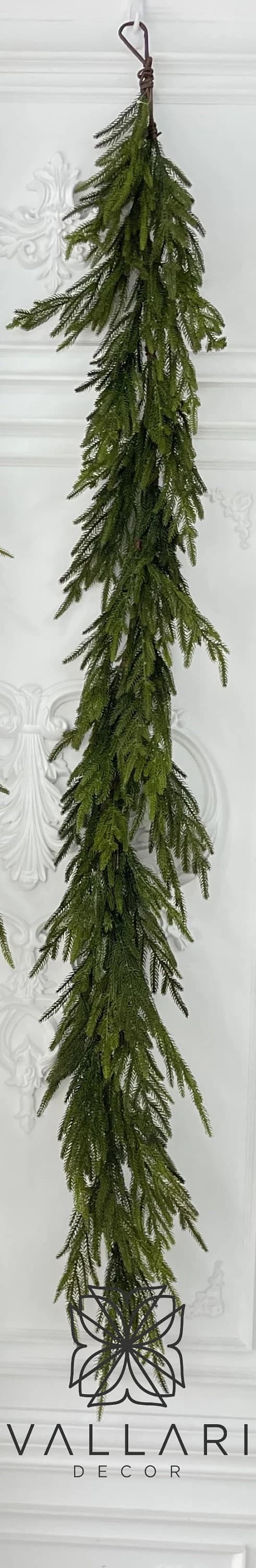 67" Real Touch Norfolk Pine Garland/ Faux Garlands/Vines/Greenery/Wedding Centerpieces/Home Decor/Faux Vines/Silk Vines/Garlands