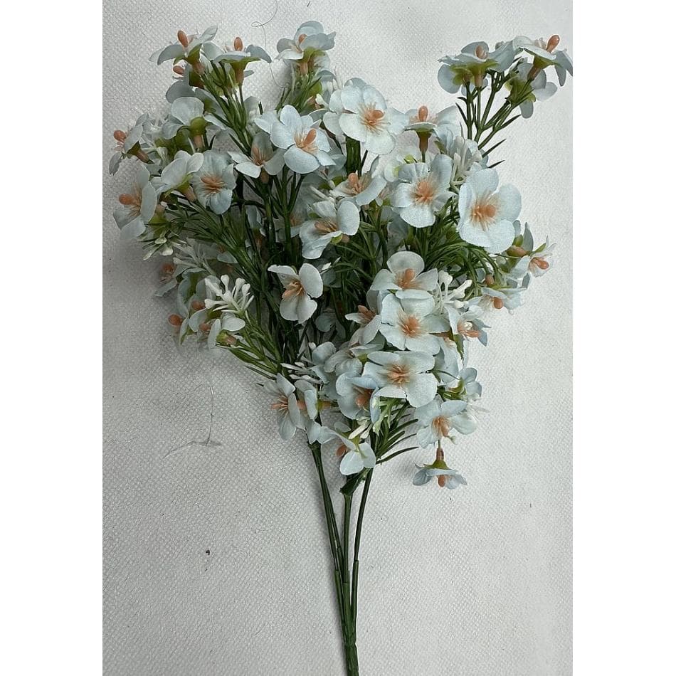 13" Light Blue Daisy Bush,Artificial Daisy Flower Bush, Faux Spring Floral Stem, DIY Wedding Bouquet&Centerpiece Supply, Summer Floral Decor