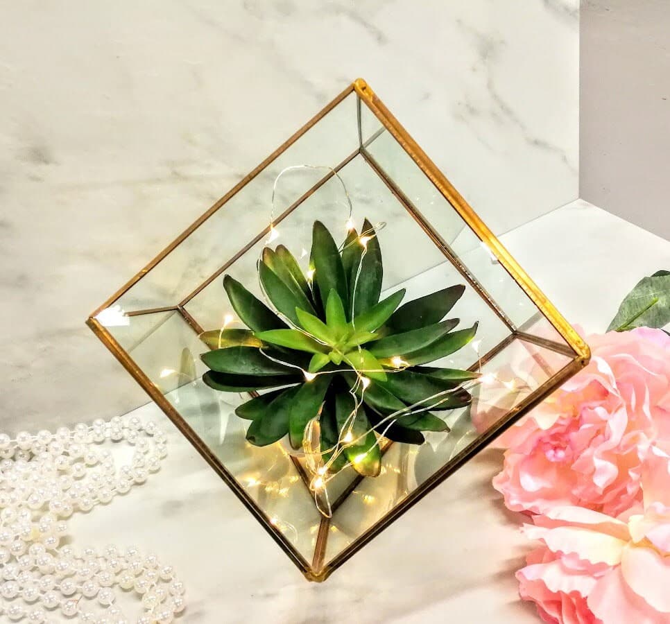 Glass Geometric Terrarium/ Wedding Table Decor/ Succulent Planter/Air Plants Glass Vase/Terrarium Kit/ Terrarium Gift/ Terrarium Centerpiece