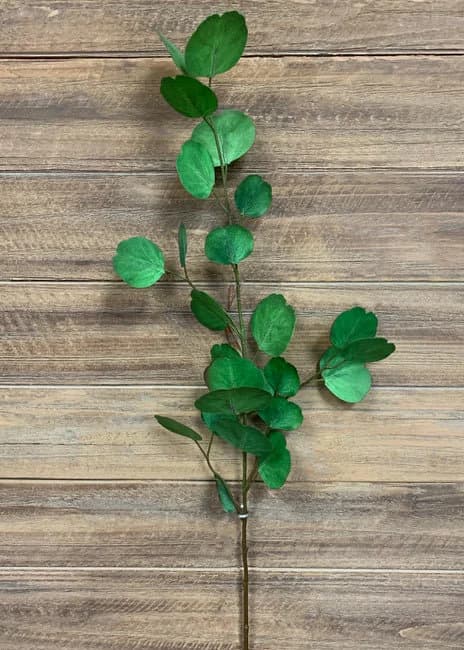 32" Fresh Touch Silver Dollar Eucalyptus Stem/Sprays/Red Berry/Faux Spray/Autumn Decor/Holiday Decor/Fall Decor/Table Decor