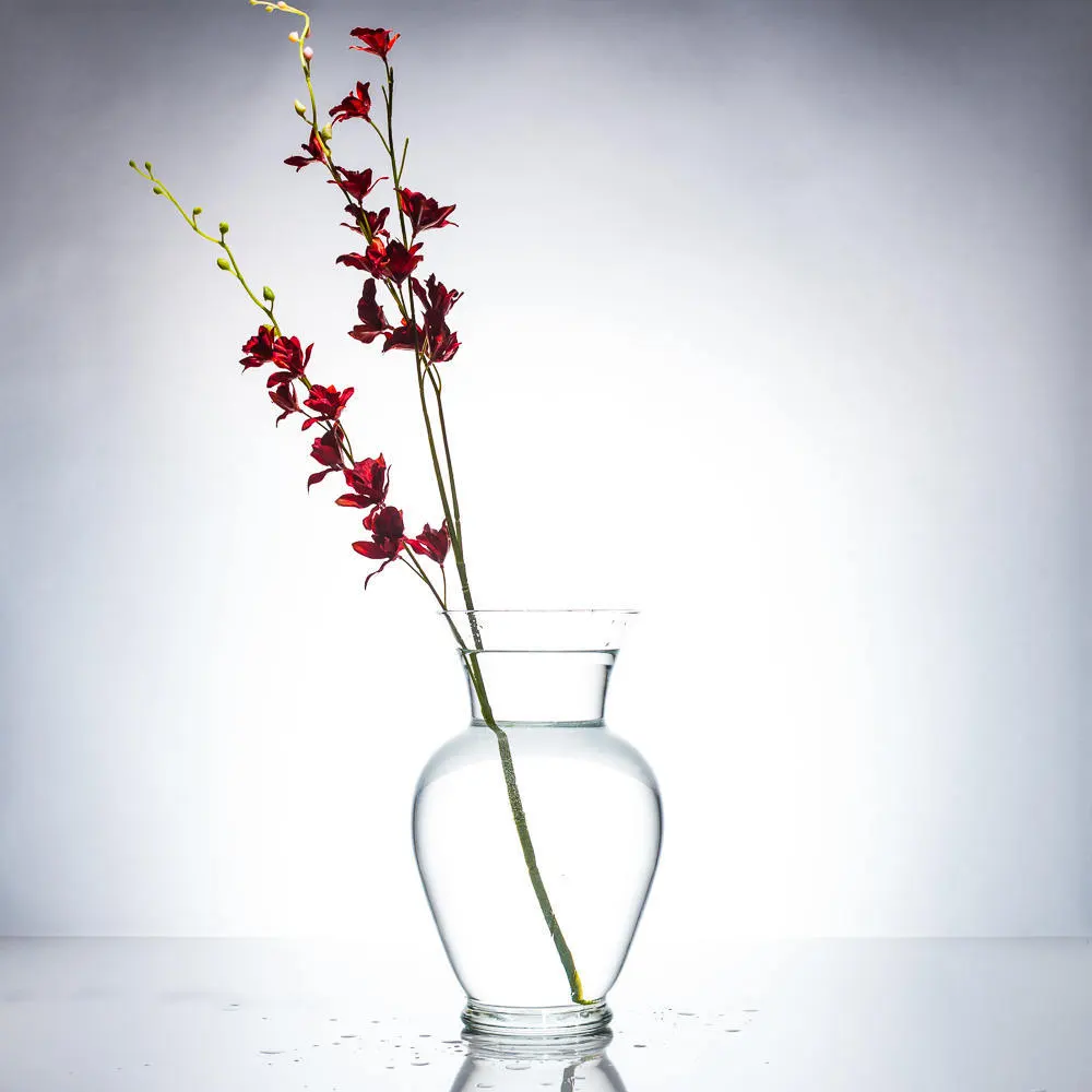 Red Oncidium/White Oncidium/Wedding Centerpieces/Home Decor/Faux Flowers/Silk Flowers/Flower Bouquet