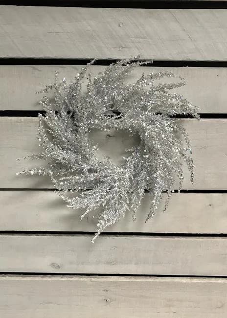 3" Silver Atlantic Pine Candle Ring/Candle Decor/Table Decor/Centrepiece Decor/Candle Ring