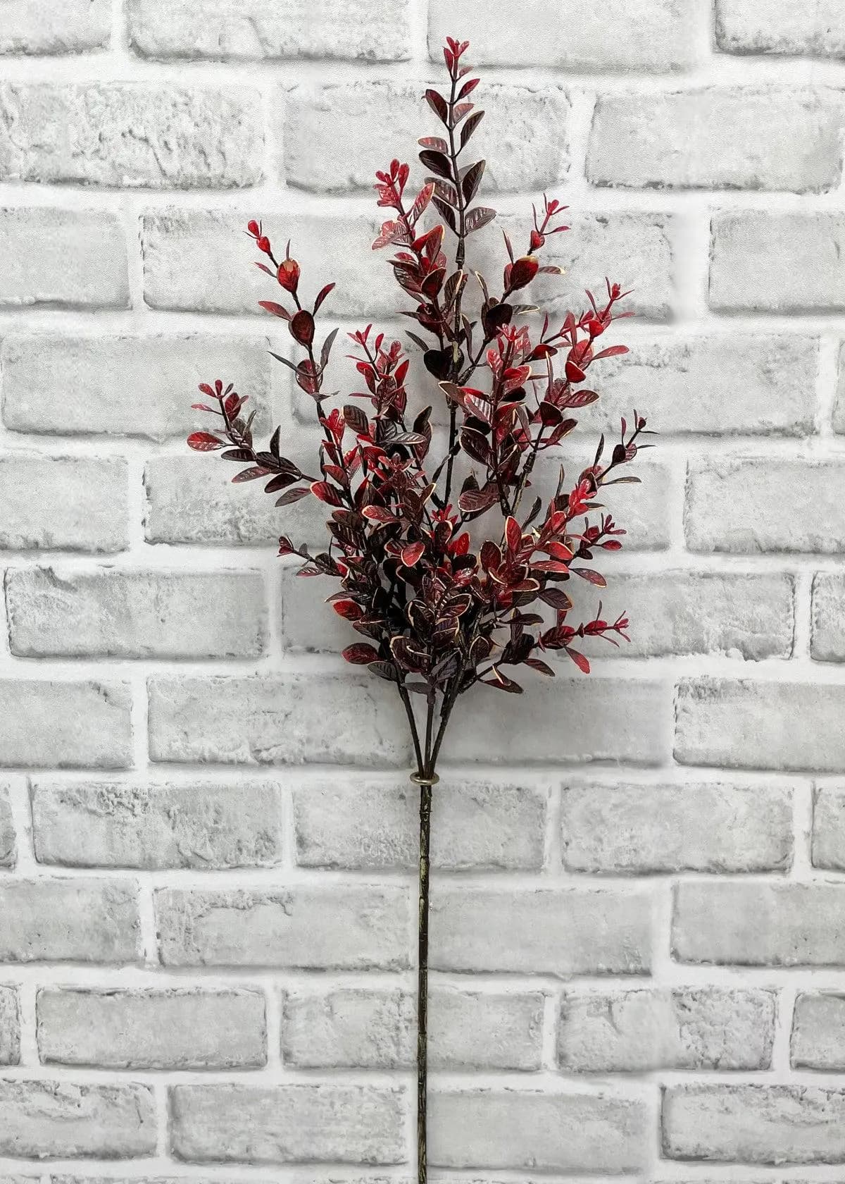 26" Burgundy Euonymus Spray/Sprays/Fall Sprays/Red Berry/Faux Spray/Autumn Decor/Holiday Decor/Fall Decor/Table Decor