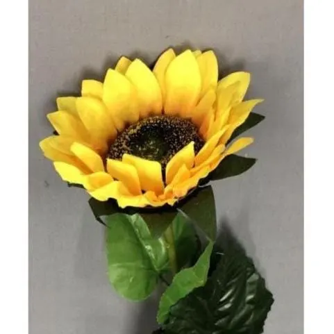 22" Sunflower Stem,Artificial Sunflower Spray,Fall Harvest Floral,Faux Yellow Flowers for Thanksgiving Centerpieces,DIY Autumn Wedding Decor