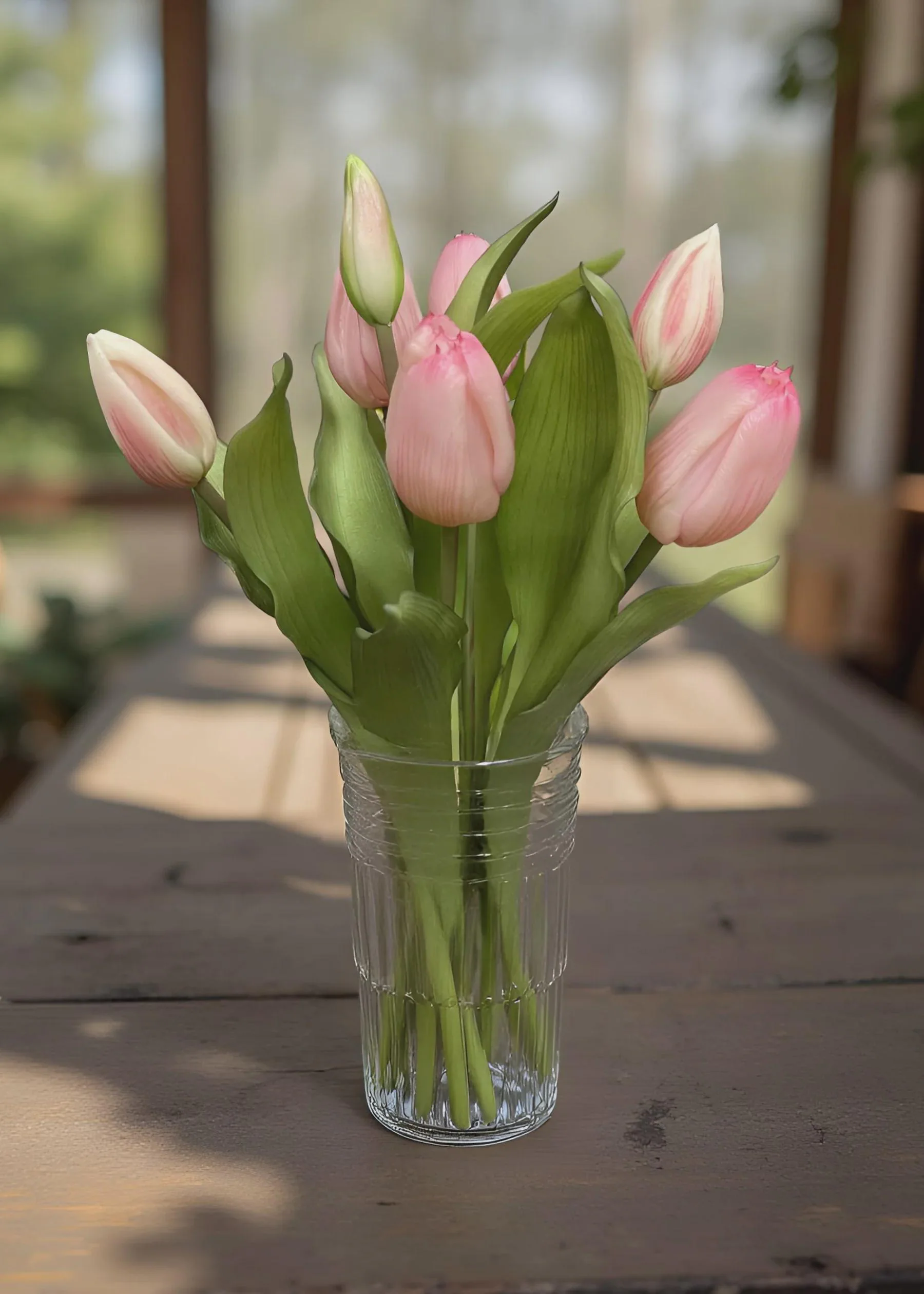 12" Fresh Touch Pink Formosa Tulip Bundle/Faux Spray/Autumn Decor/Holiday Decor/Fall Decor/Thanksgiving Decor/Wedding Decor