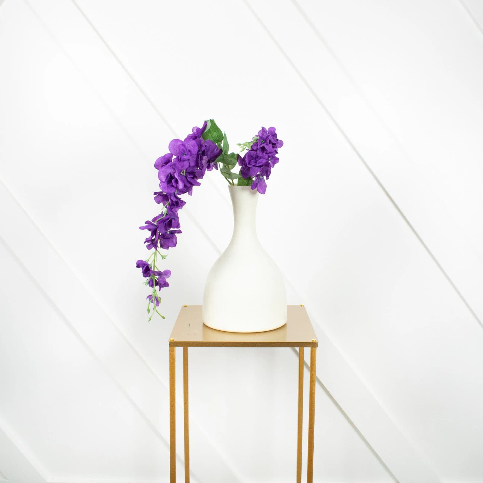 25" Purple WISTERIA/Blue/Ivory/Lavender/Faux Garland/Faux Stems/Artificial Flower/Floral Decor/Wedding Decor/Wedding Garland/Flower Backdrop