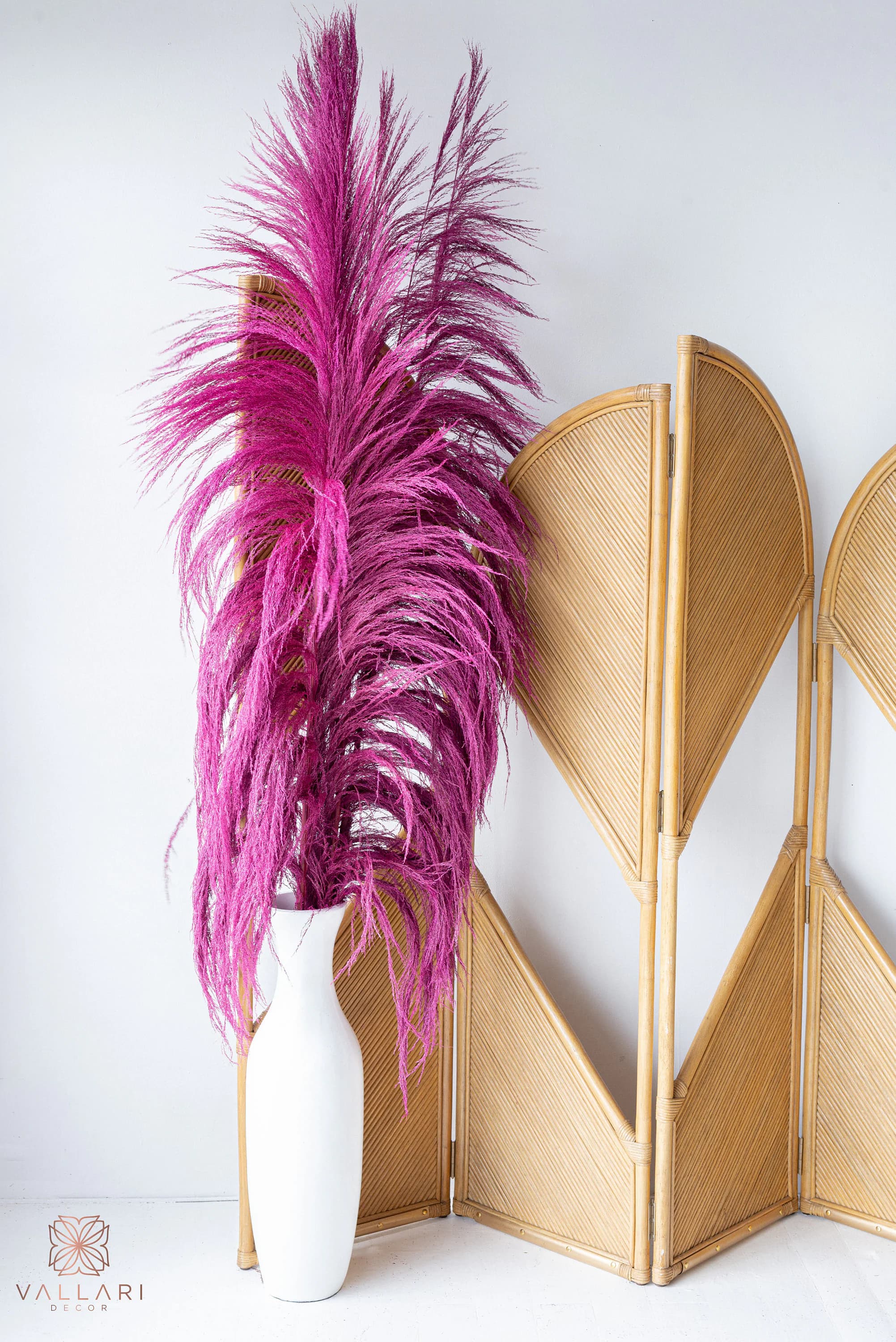 5FT-3 Pc FUCHSIA UVA STALK/Pampas/Natural Stalk/Natural Branches/Rustic Decor/Home Decoration/Home Decor/Winter Wedding/Wedding Centrepiece