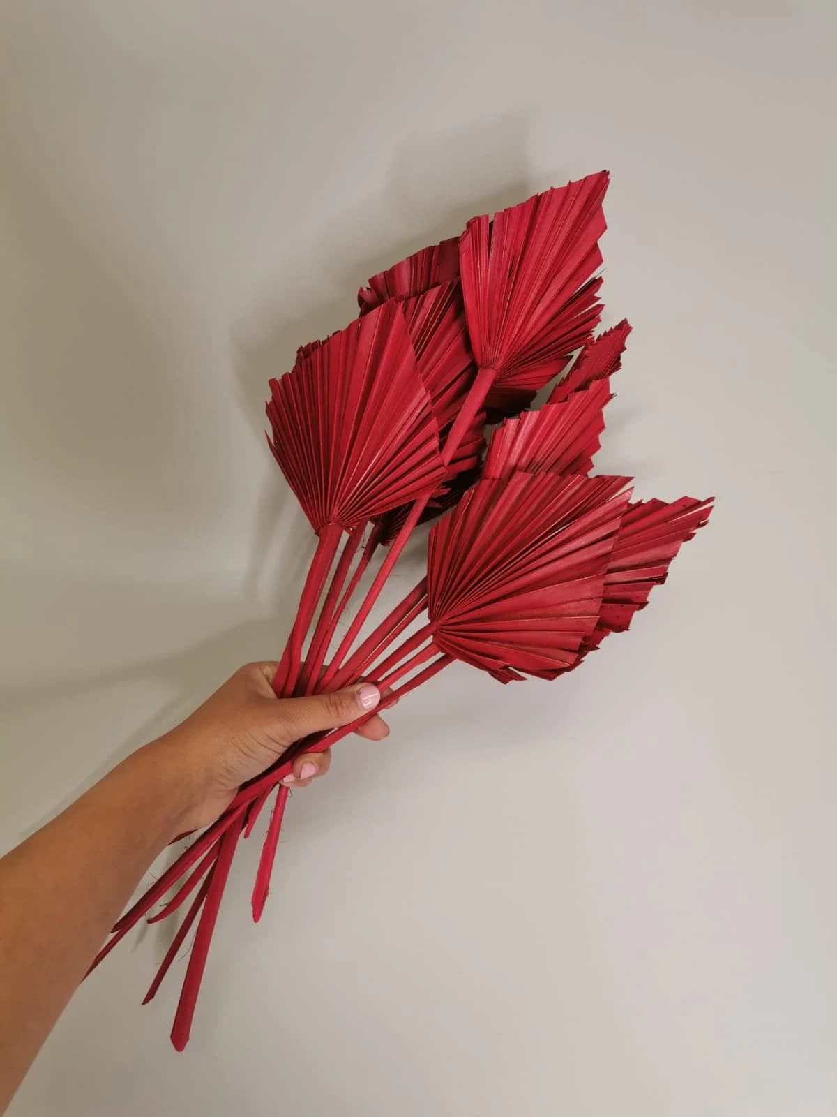 8pc Red Palm Spears/Grey/ivory Palm /green palm /brown palm/ Home Decor/Vase DecorWedding Decor/Faux Flowers/Silk Flowers/Flower Bouquet