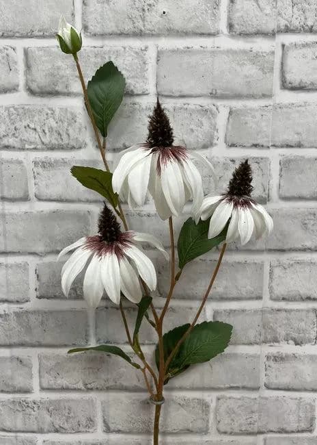 36" Cone Flower Stem!/Violet Rose Bush/Faux Flowers/Mutiple sizes/Aisle decor/ Centerpiece/Home Decor/Yellow Flowers/Roses
