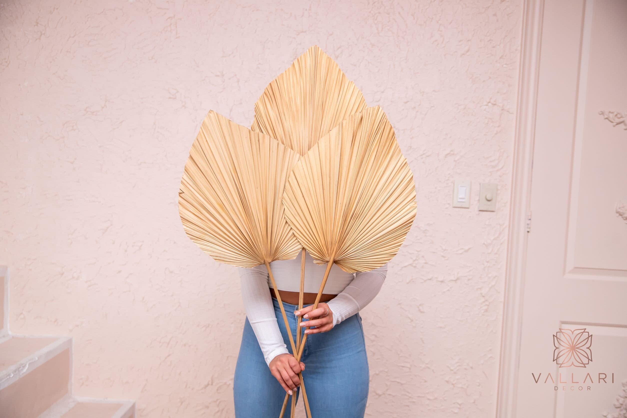 3pc 40" PALM SPEARS/ivory Palm/red palm/brown palm/Home Decor/VaseDecor/CenterpiecWedding Decor/Faux Flowers/Silk Flowers/Flower Bouquet