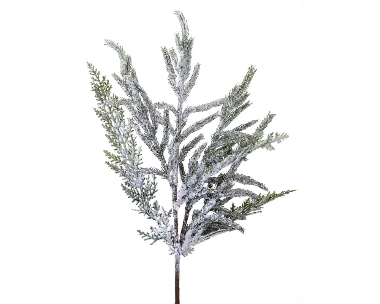 24" Flocked Whispy Norfolk Pine Spray/Faux Spray/Autumn Decor/Holiday Decor/Fall Decor/Thanksgiving Decor/Wedding Decor