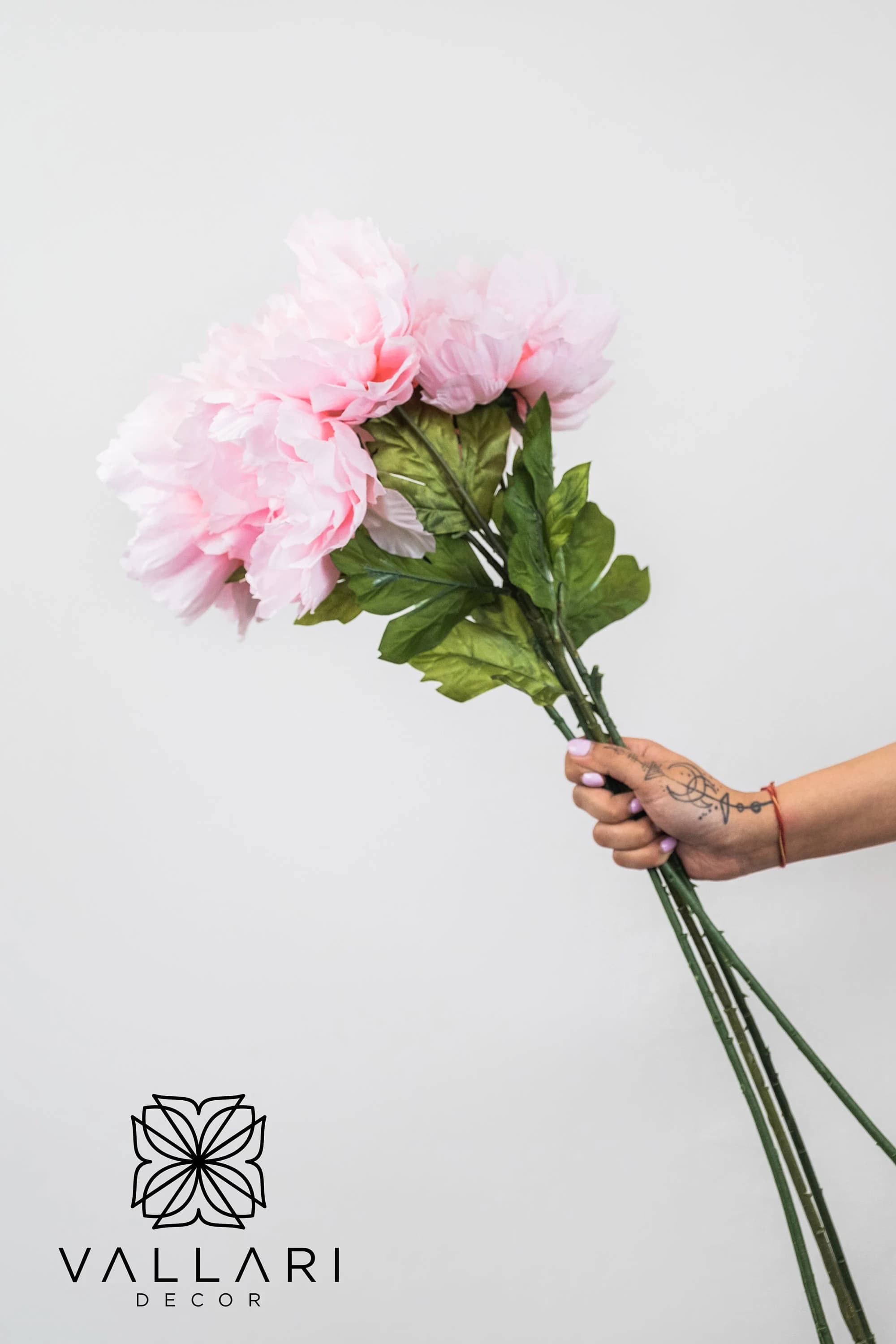 32" PINK PEONY STEM/ Floral Spray/Florals/ Wedding Roses/ White/Greenery Bushel/ Outdoor Wedding Greenery/Centerpiece Decor/Faux Flowers/
