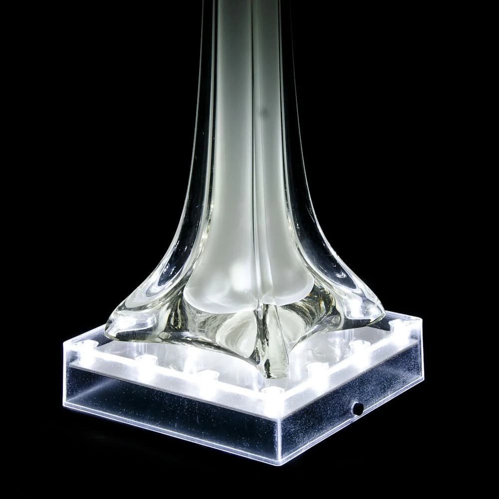 5" Square, 16 LED LIGHTS, Centerpiece Light Base