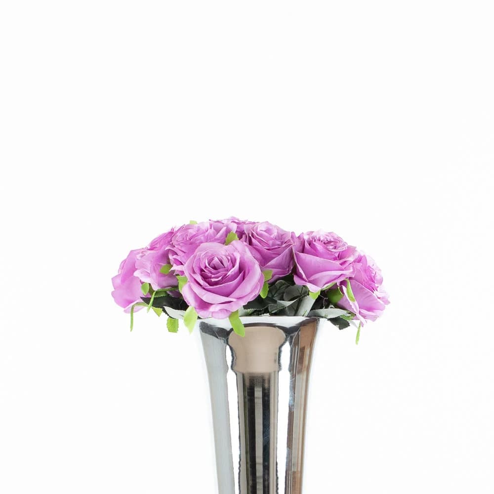 Light Purple Rose Bush/Orchid Glimmer Rose Bush/Faux Flowers/Mutiple sizes/Aisle decor/ Centerpiece/Home Decor/Yellow Flowers/Roses