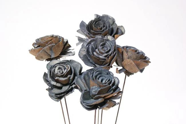 6PC Grey Sola Rose/Pink/Wedding Centerpieces/Home Decor/Faux Flowers/Silk Flowers/Flower Bouquet/Spring Wedding/Summer Wedding