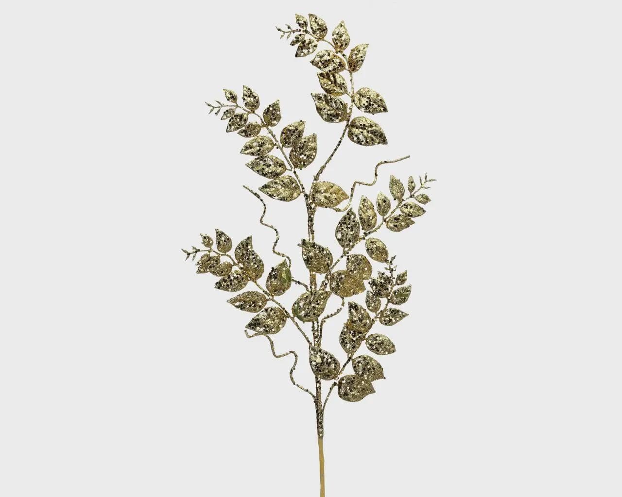 35" Glitter Leaf Spray/Sprays/Faux Spray/Wedding Decor/Holiday Decor/Table Decor/Glitter Spray/Natural Spray/DIY crafts